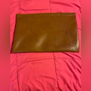 Leather courier bag